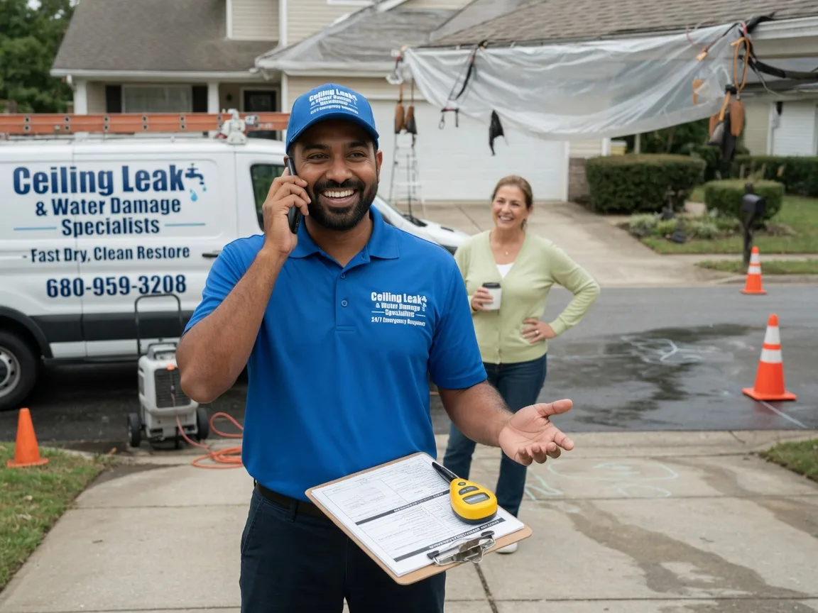 Ceiling Leak Cleanup Ernul, NC FAQs